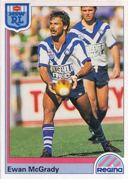 1992 Regina NSW Rugby League #135 Ewan McGrady Front